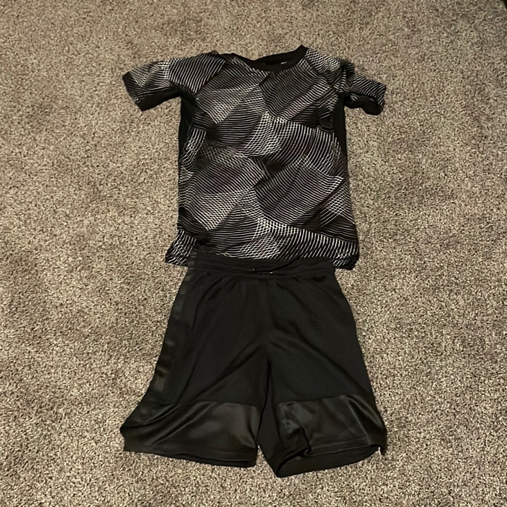 Boy’s Black Two-Piece Swimsuit